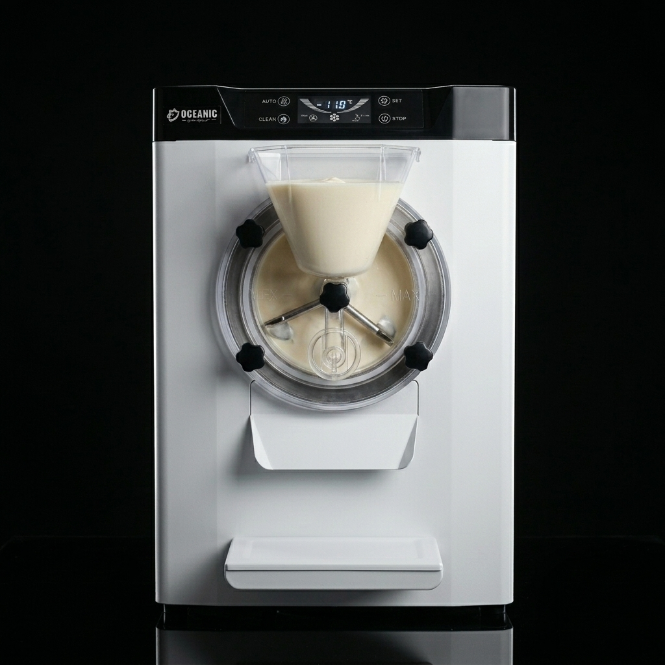 Máquina de Helado Duro 24Lts con Pedestal